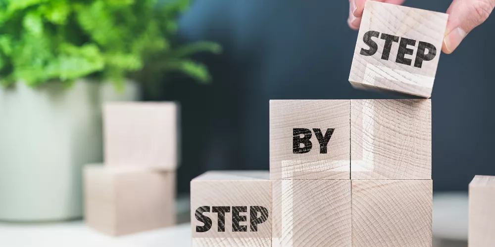 How can I build a healthy lifestyle step by step?
